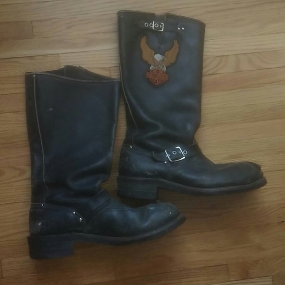 Vintage Harley Davidson engineer boots - Picture 2 of 6